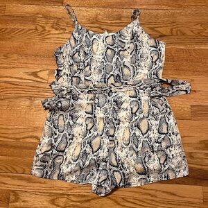 Women’s Snake Romper